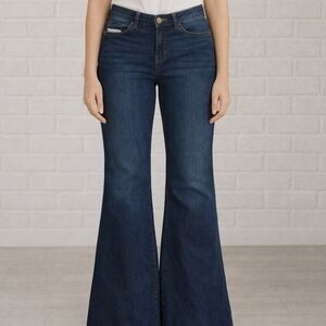 Navy Flare Women's Jeans